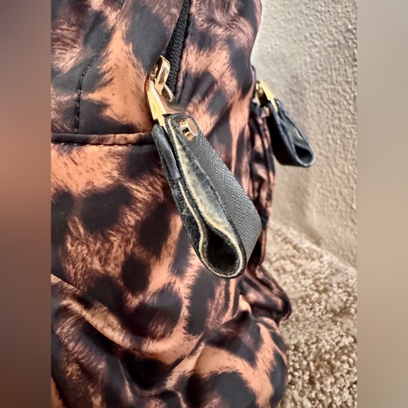 Michael Kors Kelsey Leopard Nylon Travel Set: Large Backpack & Tote Bag - Picture 10 of 16